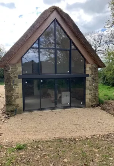 Rénovation chaumière à pluvigner 56