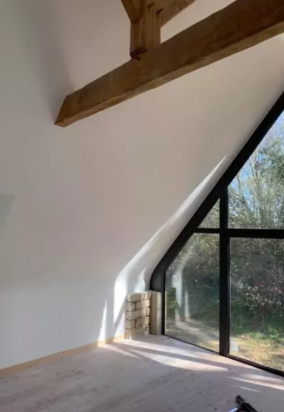 Rénovation chaumière à pluvigner 56